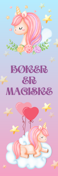 Bokmerke enhjørninger 1