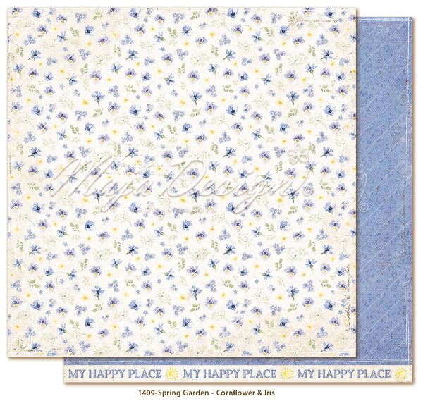 Spring Garden - Cornflower & Iris