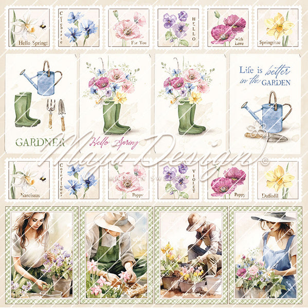 Spring Garden - To cut out