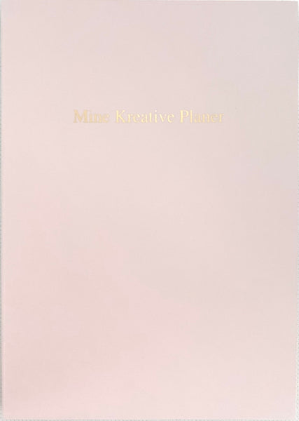 Notatbok A5 "Mine Kreative Planer" - lys rosa