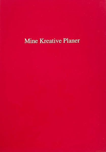 Notebook A5 "My Creative Plans" - red