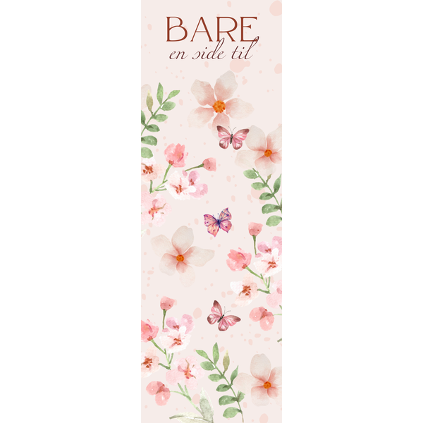 Bokmerke rosa sommerfugler 4