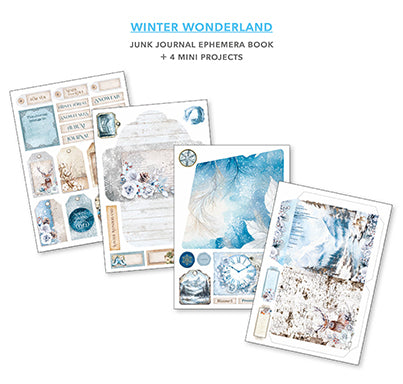Winter Wonderland utklippsbok A4 (32 sider)