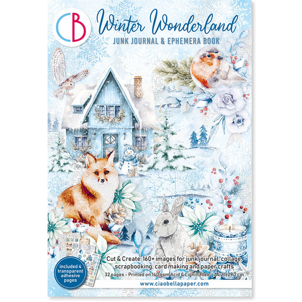 Winter Wonderland utklippsbok A4 (32 sider)
