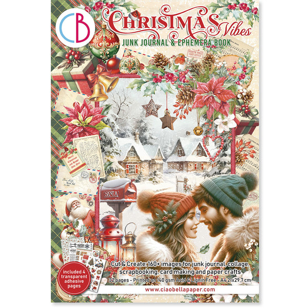 Christmas Vibes utklippsbok A4 (32 sider)