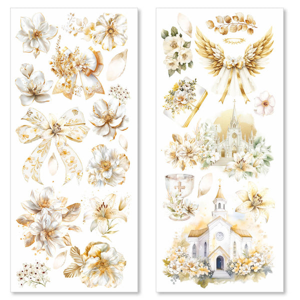 Blessing day Art stickers 5/Pkg (12x26 cm)