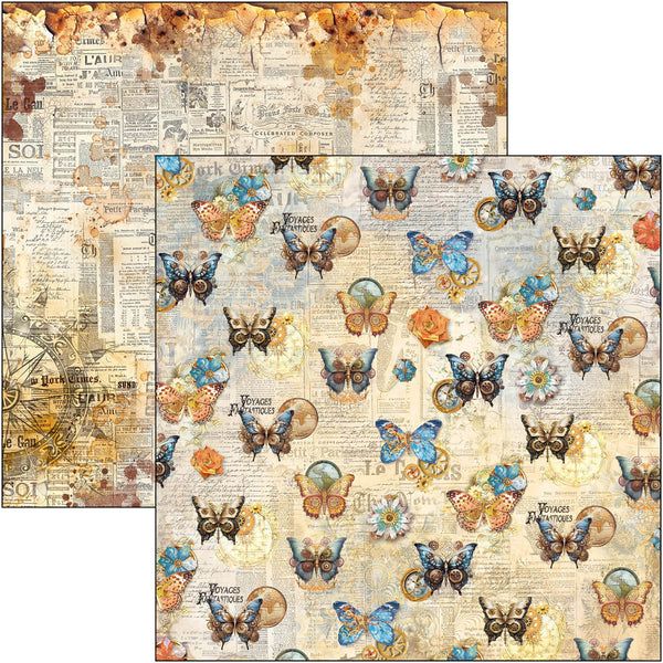 Esprit de Voyage paper pad 12x12 (12-pk)