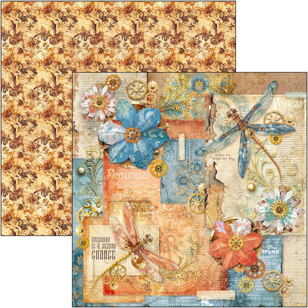 Esprit de Voyage paper pad 12x12 (12-pk)