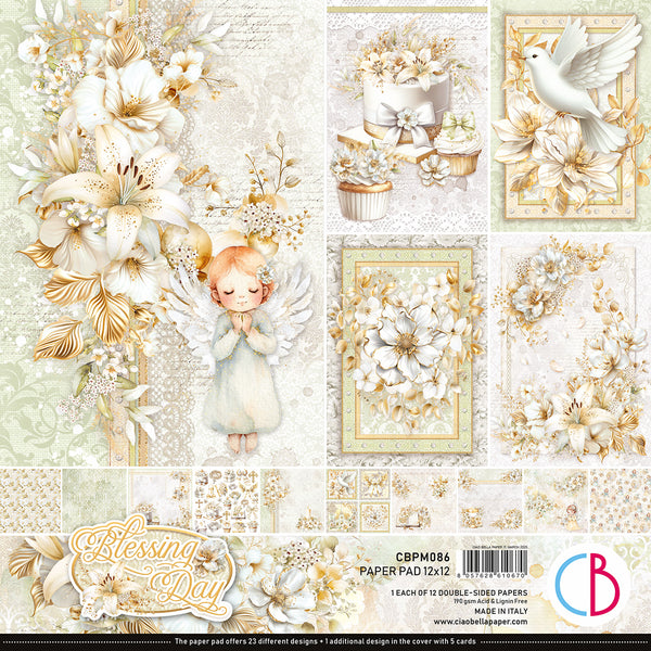 Blessing day paper pad 12x12 (12-pk)