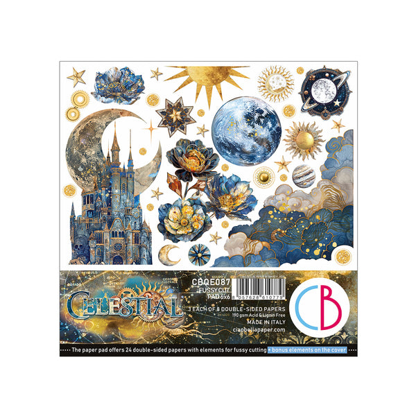 Celestial fussy cut pad 6x6 (24-pk)