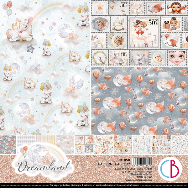 Dreamland patterns pad 12x12 (8-pk)