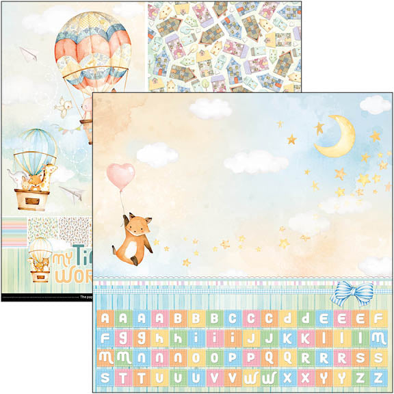 My Tiny World patterns pad 12x12 (8-pk)