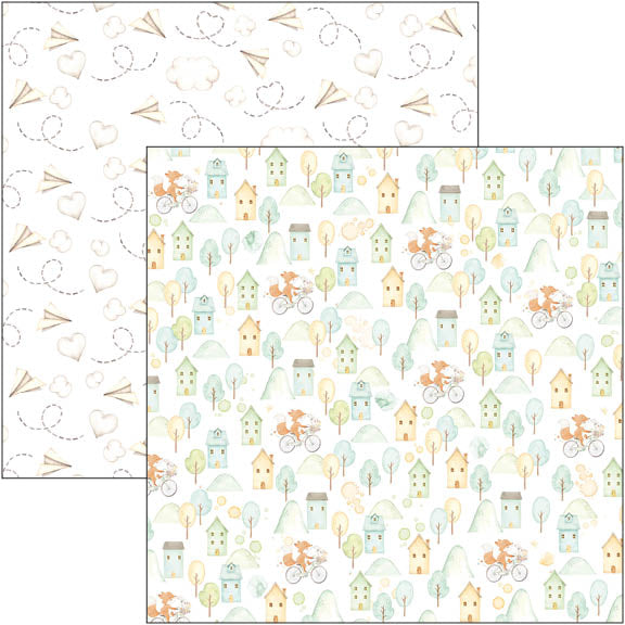 My Tiny World patterns pad 12x12 (8-pk)