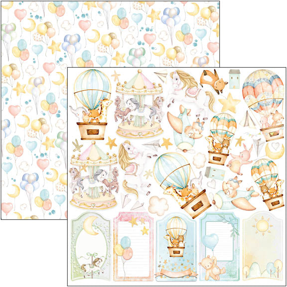 My Tiny World patterns pad 12x12 (8-pk)
