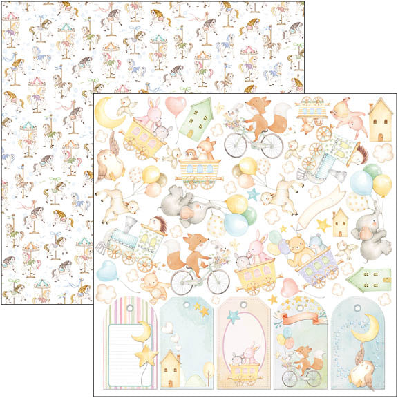 My Tiny World patterns pad 12x12 (8-pk)