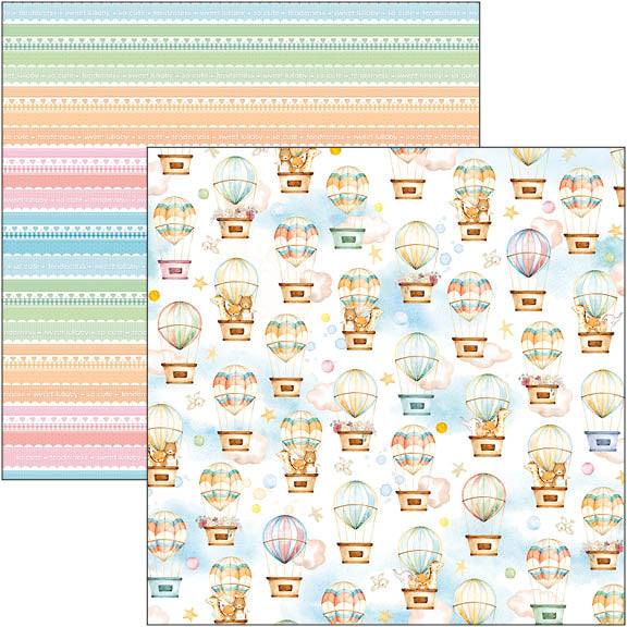 My Tiny World patterns pad 12x12 (8-pk)