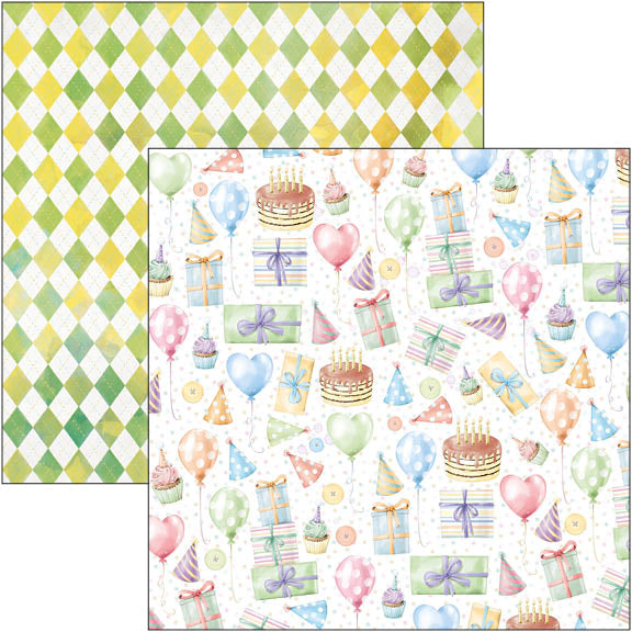 My Tiny World patterns pad 12x12 (8-pk)