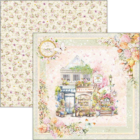 Flower Shop patterns pad 12x12 (8-pk)