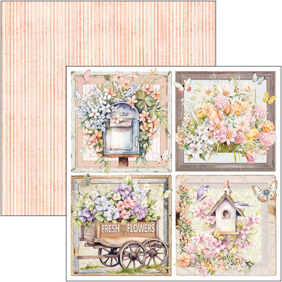Flower Shop patterns pad 12x12 (8-pk)