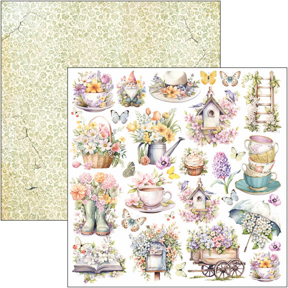 Flower Shop patterns pad 12x12 (8-pk)
