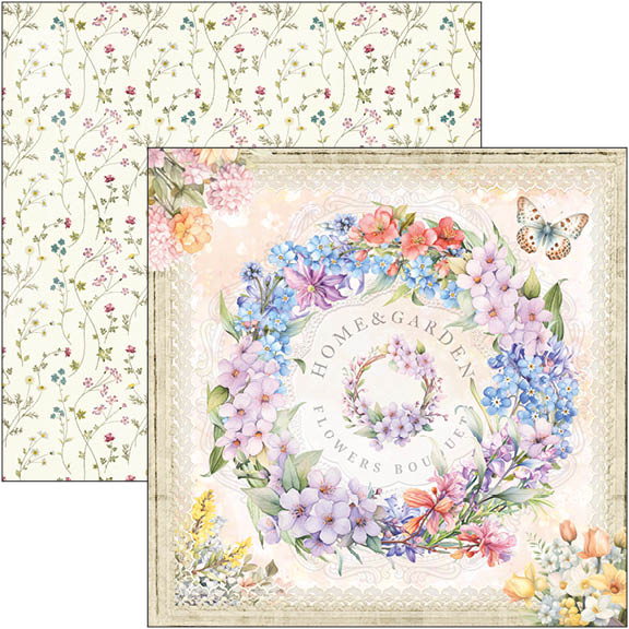 Flower Shop patterns pad 12x12 (8-pk)