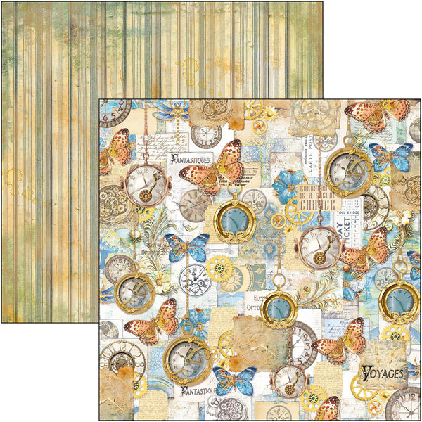Esprit de Voyage patterns pad 12x12 (8-pk)