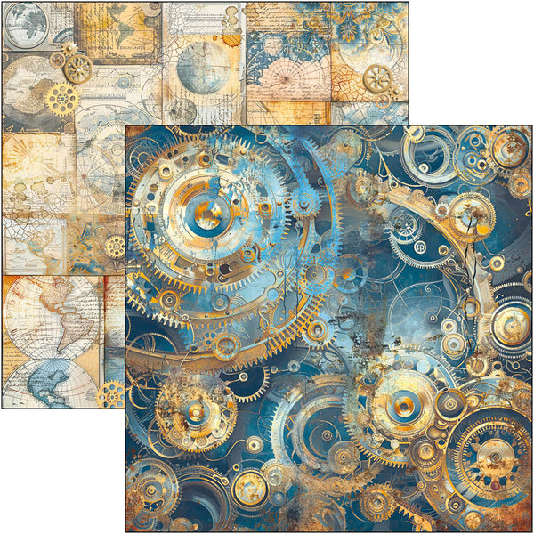 Esprit de Voyage patterns pad 12x12 (8-pk)