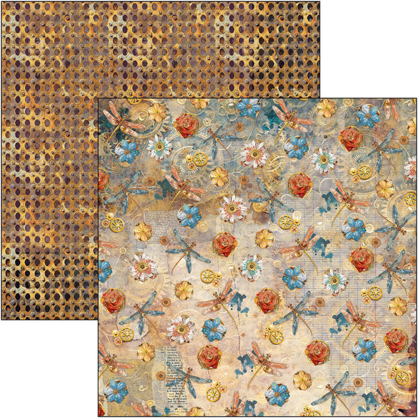 Esprit de Voyage patterns pad 12x12 (8-pk)