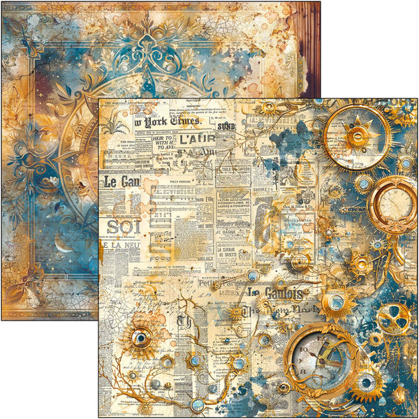 Esprit de Voyage patterns pad 12x12 (8-pk)