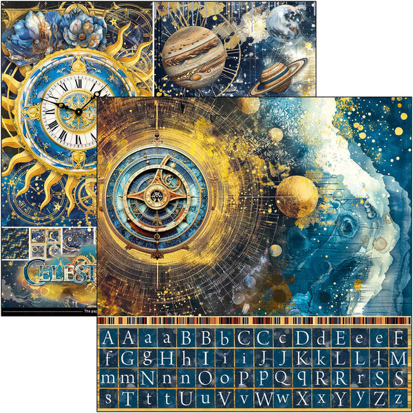 Celestial patterns pad 12x12 (8-pk)