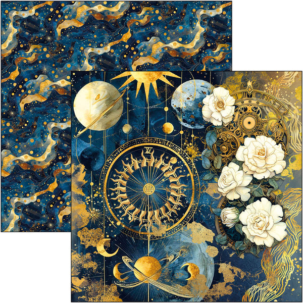 Celestial patterns pad 12x12 (8-pk)