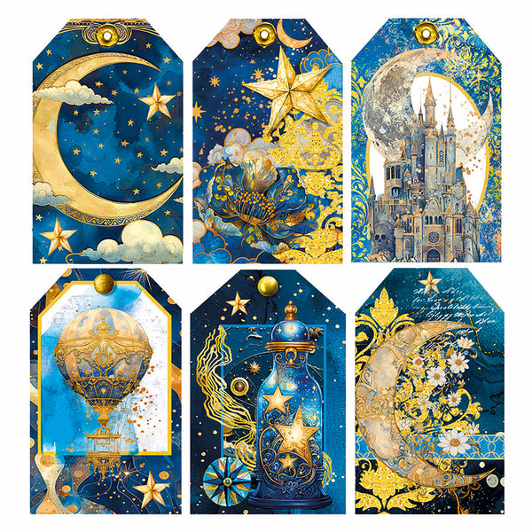 Celestial vellum fussy cut 6x6 (6-pk)