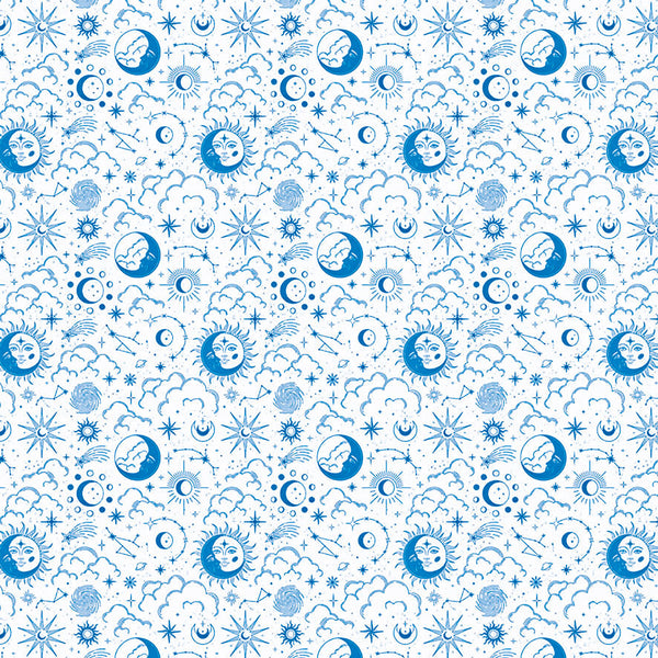 Celestial vellum fussy cut 6x6 (6-pk)