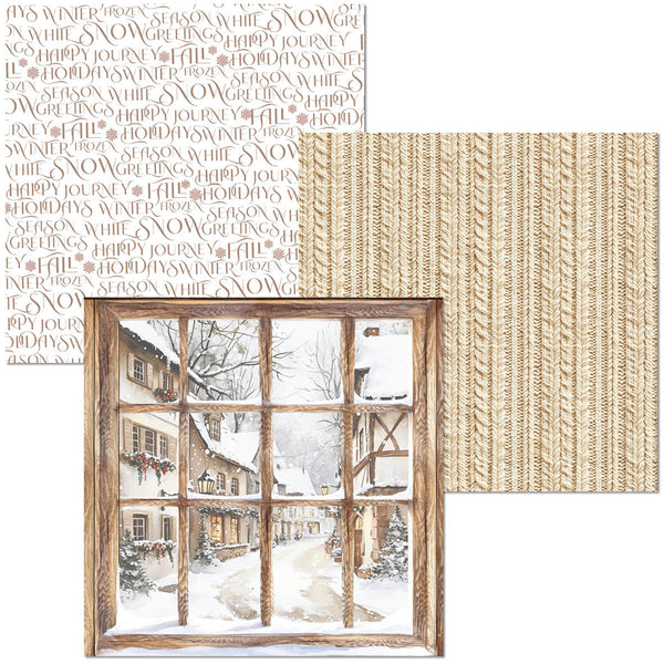 Winter Season Deluxe paper Pearl Copper & Vellum 6x6 (6 pk)