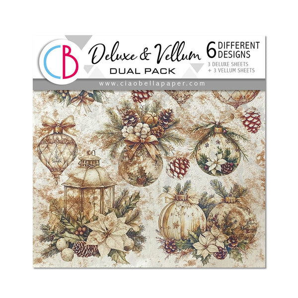 Winter Season Deluxe paper Pearl Copper & Vellum 6x6 (6 pk)
