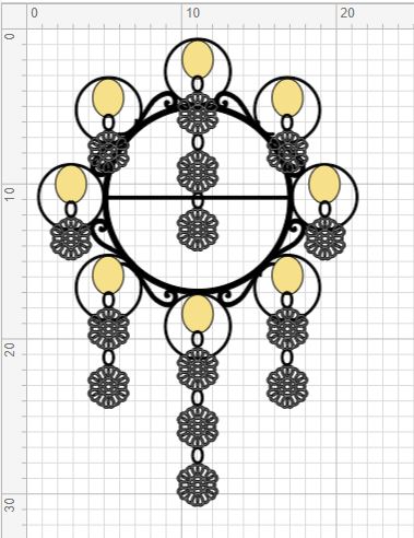 Bunadsølje 2 kuttefil (SVG-fil)
