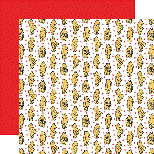 Winnie The Pooh: Winnie The Pooh 12x12 Patterned Paper