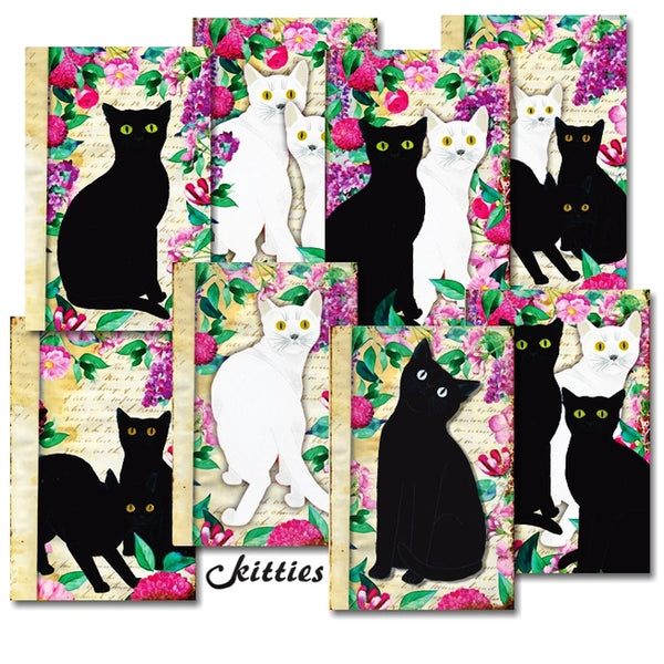 Kitties - MINI scrapbook papirer (24 stk)