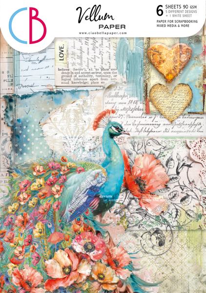 Majestic Dream vellum paper patterns A4 (6-pk)