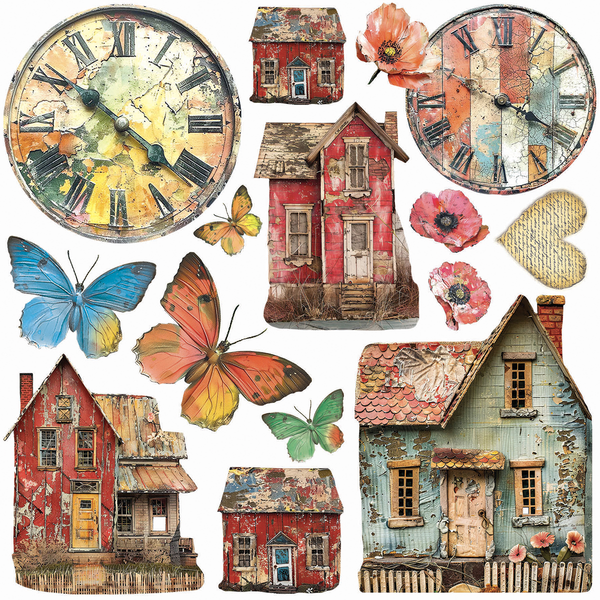 Majestic Dream vellum fussy cut 6x6 (6-pk)