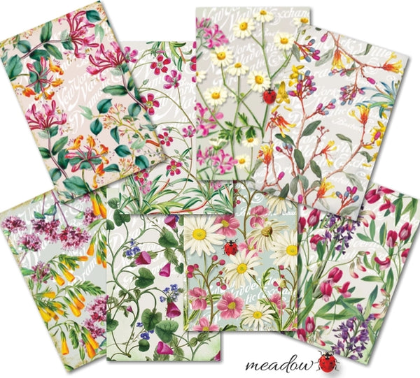 Meadow - MINI scrapbook papirer (24 stk)