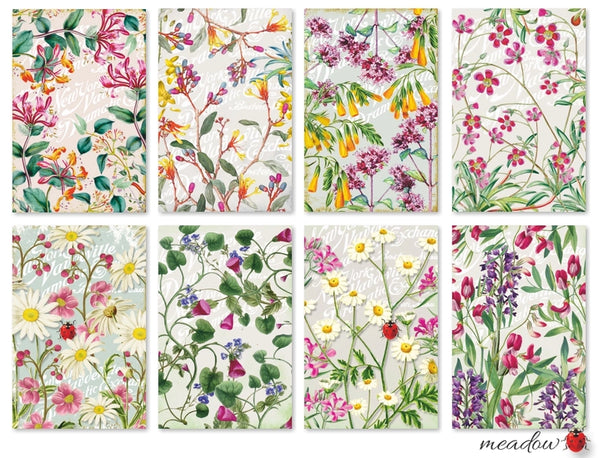 Meadow - MINI scrapbook papirer (24 stk)