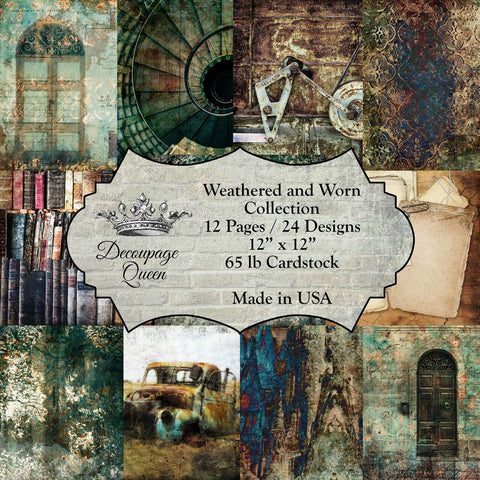 Weathered and Worn Collection scrapbook sett 6x6