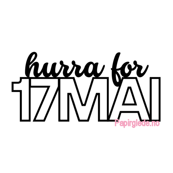 Hooray for May 17 (SVG file)