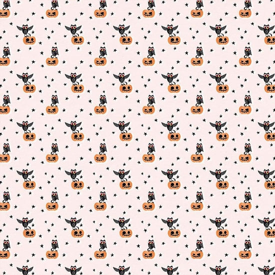 A little scary Whooo Are You? 12x12 dobbeltsidig mønsterpapir