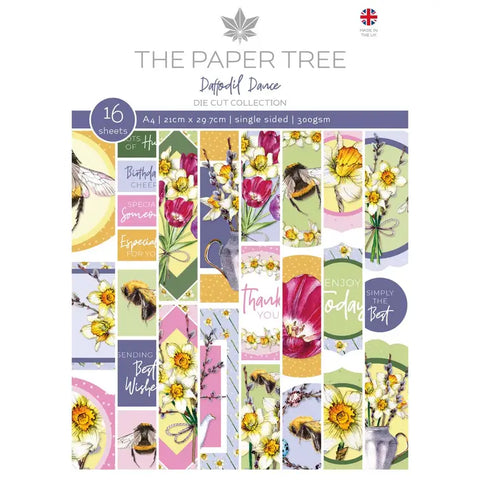 The Paper Tree - Daffodil Dance A4 Die Cut ark