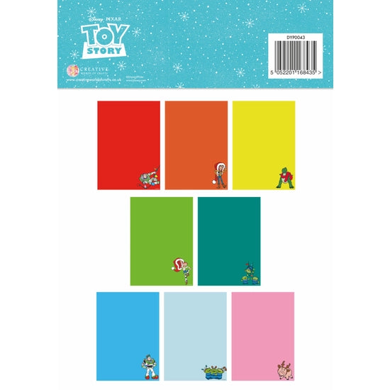 Disney Toy Story - Christmas Coloured Card collection