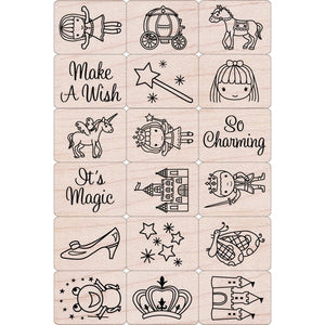Fairy princess Ink ‘n stamp stempelsett
