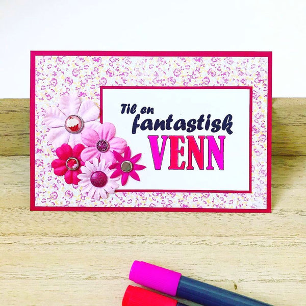 Til en fantastisk venn (digitalt stempel)