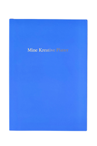 Notatbok A5 "Mine Kreativ Planer" - blå